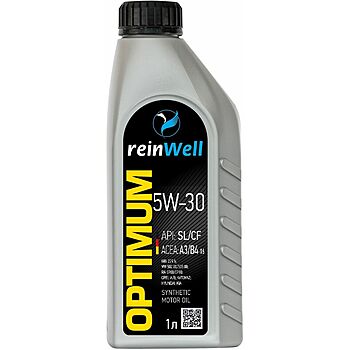 4973 ReinWell Моторное масло 5W-30 А3/В4 (1л) - 1 л